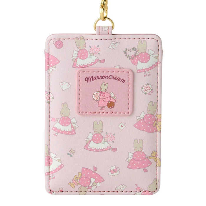 Japan Sanrio - MARRONCREAM Pass Case with Reel