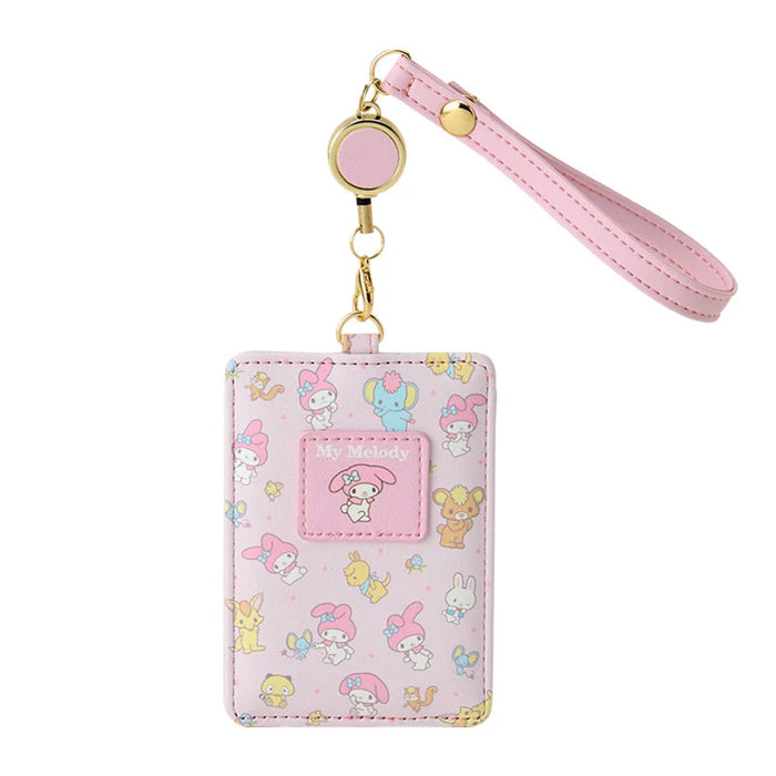 Japan Sanrio - My Melody Pass Case with Reel