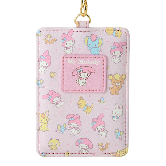 Japan Sanrio - My Melody Pass Case with Reel