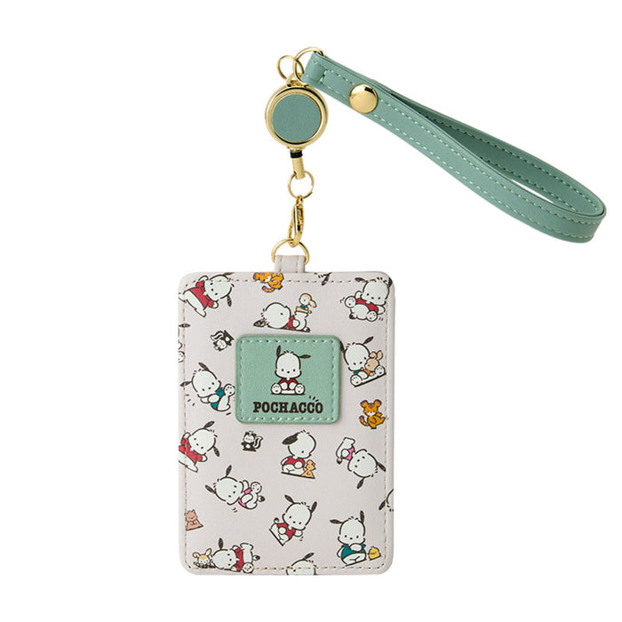 Japan Sanrio - Pochacco Pass Case with Reel