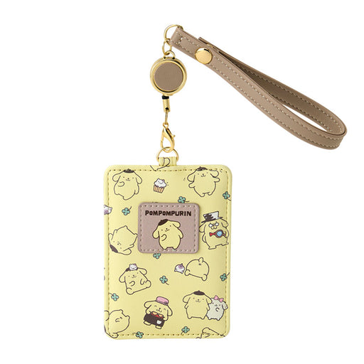 Japan Sanrio - Pompompurin Pass Case with Reel