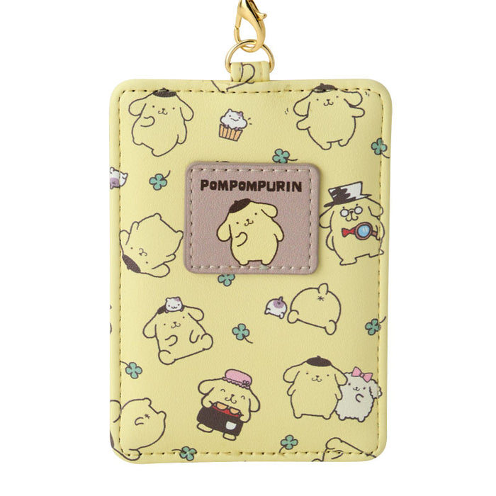 Japan Sanrio - Pompompurin Pass Case with Reel