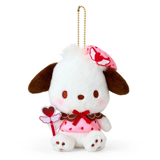 Japan Sanrio - Pochacco Plush Keychain (Magical Heart)