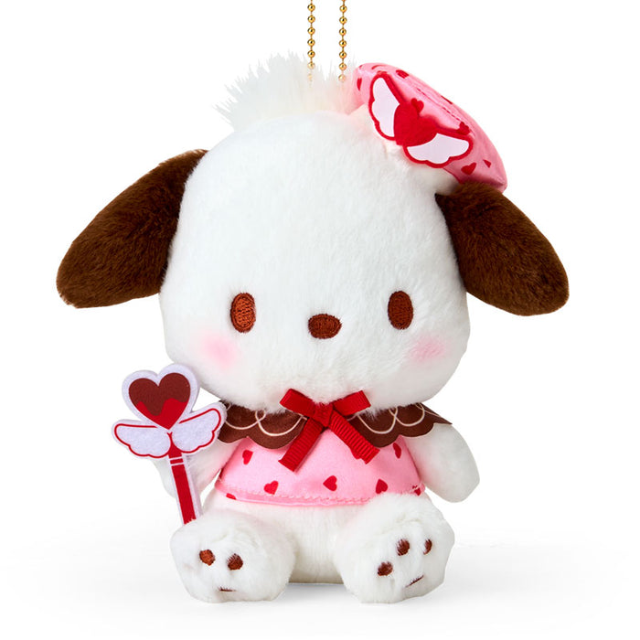 Japan Sanrio - Pochacco Plush Keychain (Magical Heart)