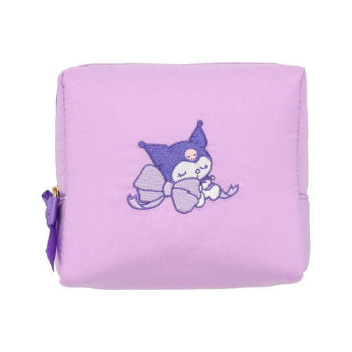 Japan Sanrio - Kuromi Cosmetic Pouch (Cushion Ribbon)