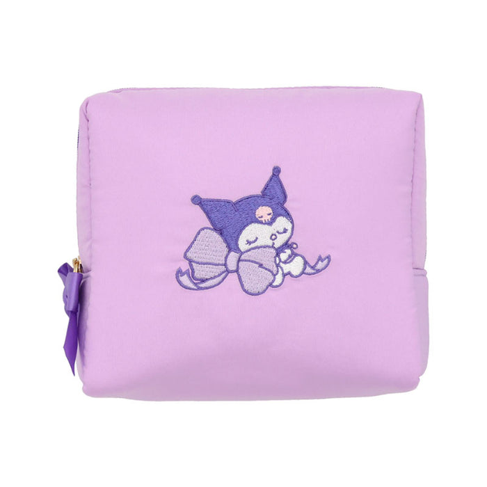 Japan Sanrio - Kuromi Cosmetic Pouch (Cushion Ribbon)