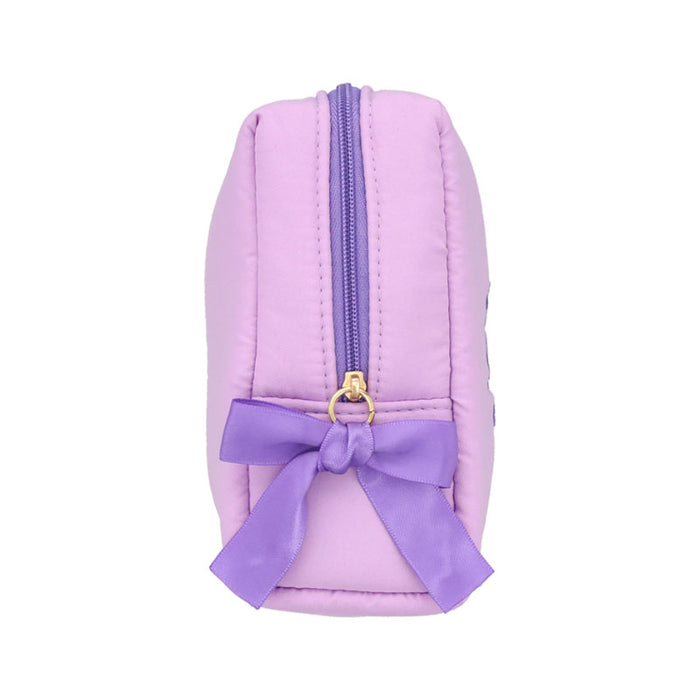 Japan Sanrio - Kuromi Cosmetic Pouch (Cushion Ribbon)