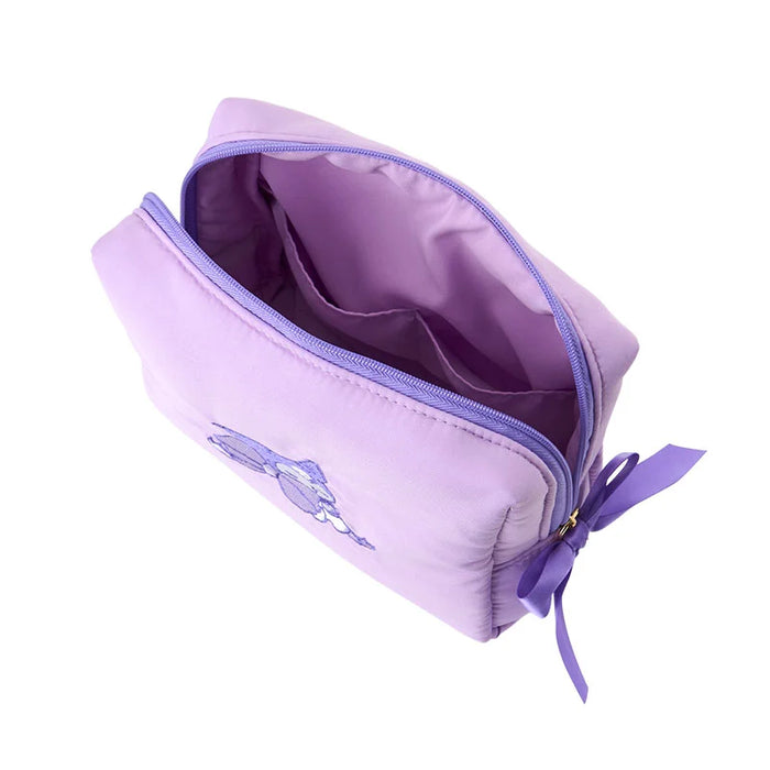 Japan Sanrio - Kuromi Cosmetic Pouch (Cushion Ribbon)