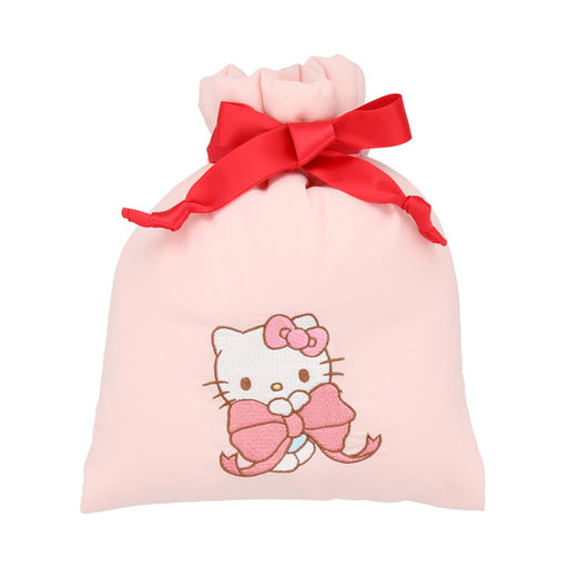 Japan Sanrio - Hello Kitty Drawstring Pouch (Cushion Ribbon)
