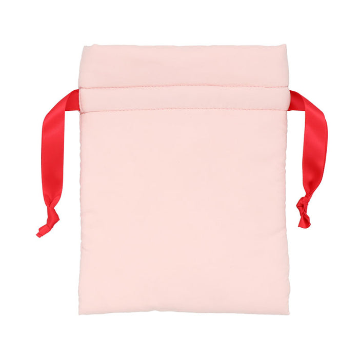 Japan Sanrio - Hello Kitty Drawstring Pouch (Cushion Ribbon)