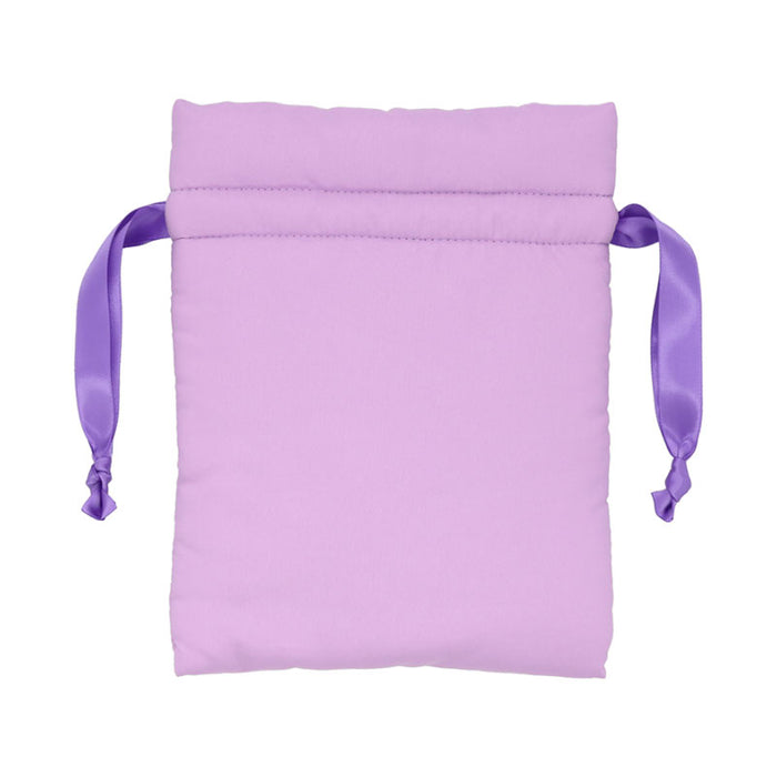 Japan Sanrio - Kuromi Drawstring Pouch (Cushion Ribbon)