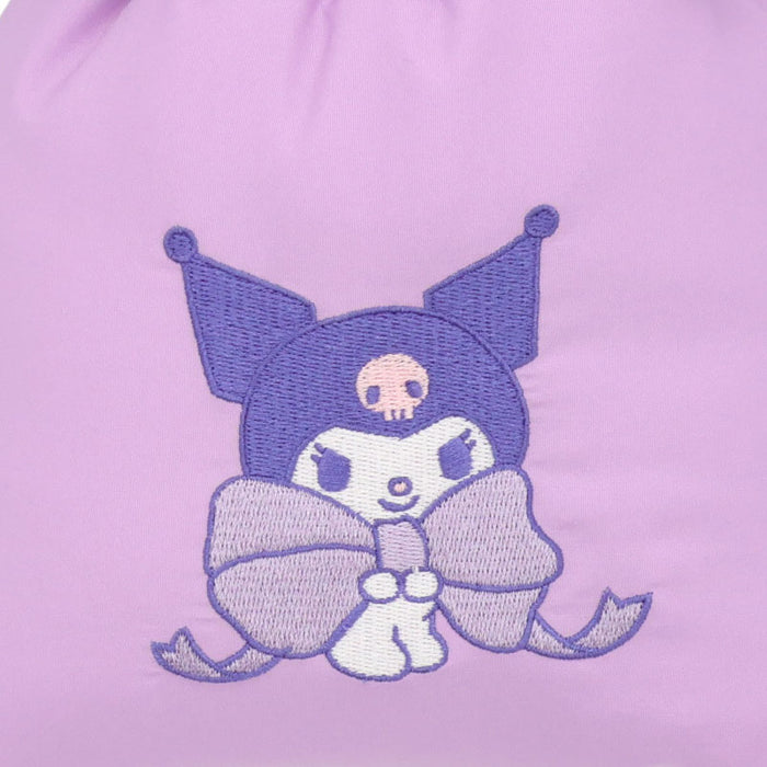 Japan Sanrio - Kuromi Drawstring Pouch (Cushion Ribbon)