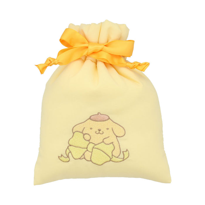 Japan Sanrio - Pompompurin Drawstring Pouch (Cushion Ribbon)