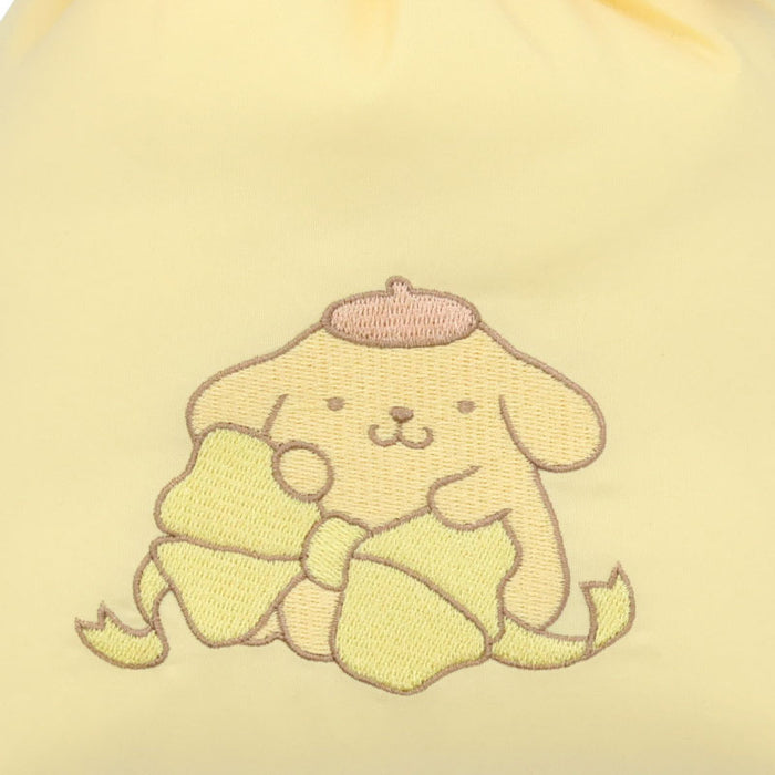Japan Sanrio - Pompompurin Drawstring Pouch (Cushion Ribbon)
