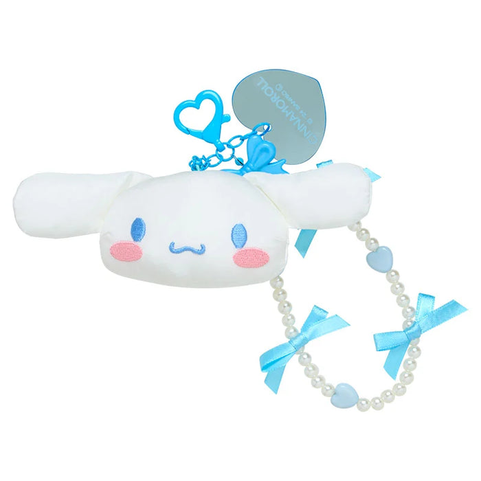 Japan Sanrio - Cinnamoroll Bead Strap with Mascot (Cushion Ribbon)