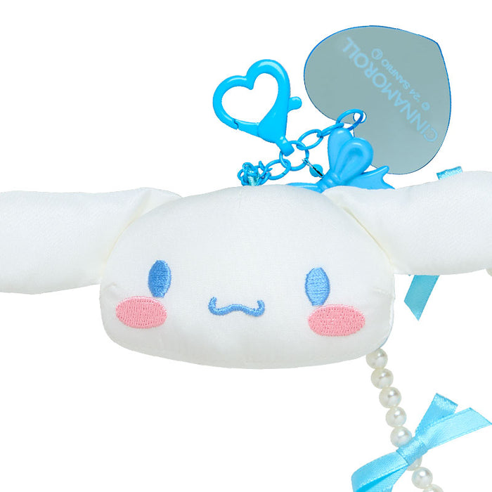 Japan Sanrio - Cinnamoroll Bead Strap with Mascot (Cushion Ribbon)
