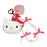 Japan Sanrio - Hello Kitty Bead Strap with Mascot (Cushion Ribbon)