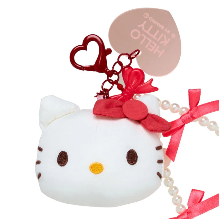 Japan Sanrio - Hello Kitty Bead Strap with Mascot (Cushion Ribbon)
