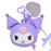 Japan Sanrio - Kuromi Bead Strap with Mascot (Cushion Ribbon)