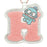 Japan Sanrio - Hangyodan Fluffy Initial Holder H