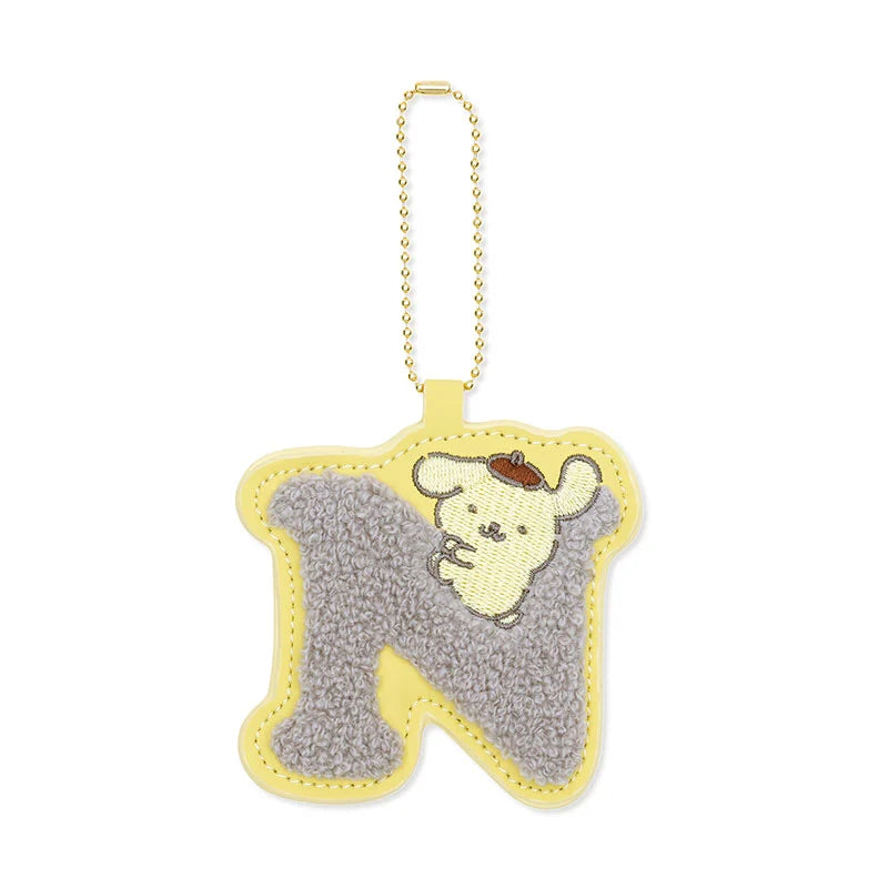 Japan Sanrio - Pompomurin Fluffy Initial Holder N