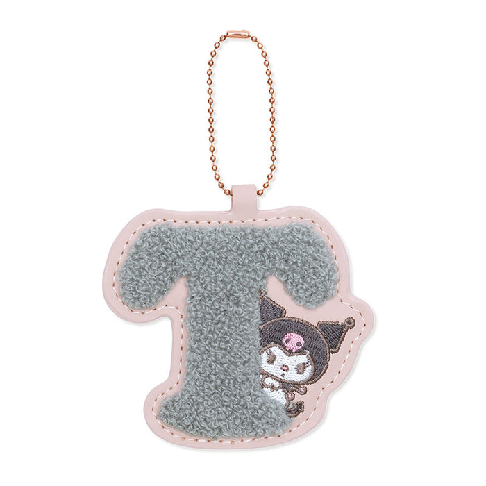 Japan Sanrio - Kuromi Fluffy Initial Holder T