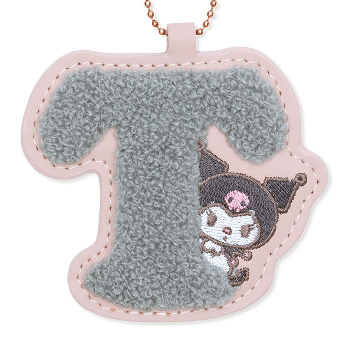 Japan Sanrio - Kuromi Fluffy Initial Holder T