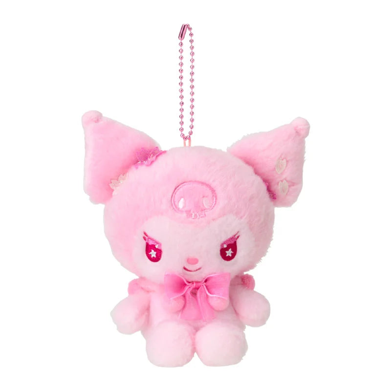 Japan Sanrio - Kuromi Plush Keychain (Sakura 2025)