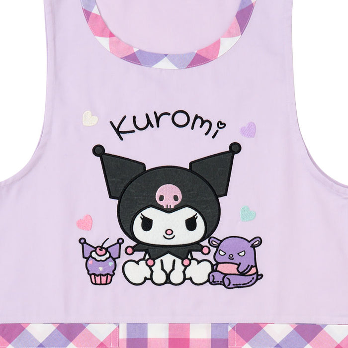 Japan Sanrio - Kuromi Orchid-Shaped Apron for Adults