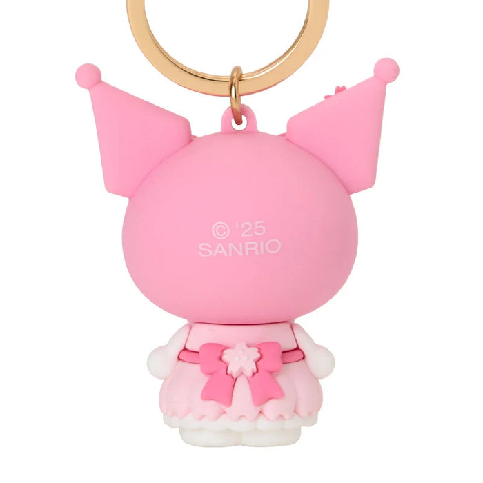 Japan Sanrio - Kuromi 3D Keychain (Sakura 2025)