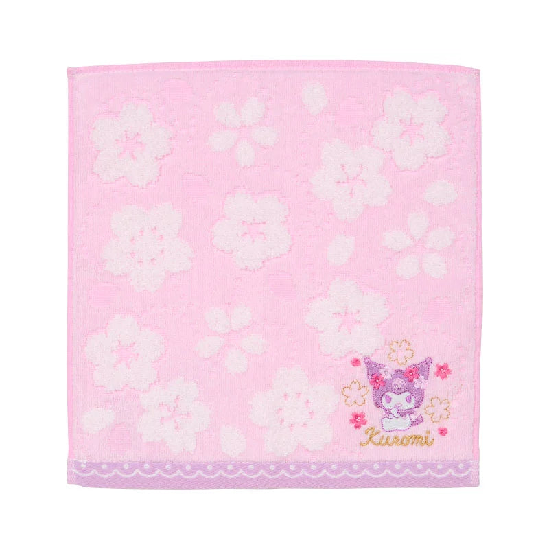 Japan Sanrio - Kuromi Small Towel (Sakura 2025)