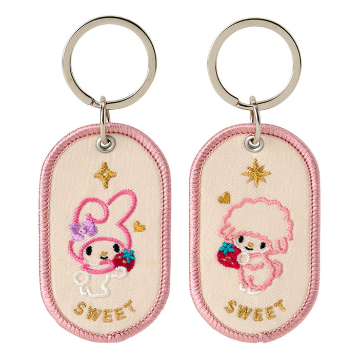Japan Sanrio - My Melody & My Sweet Piano 2/8b Pair Key Ring