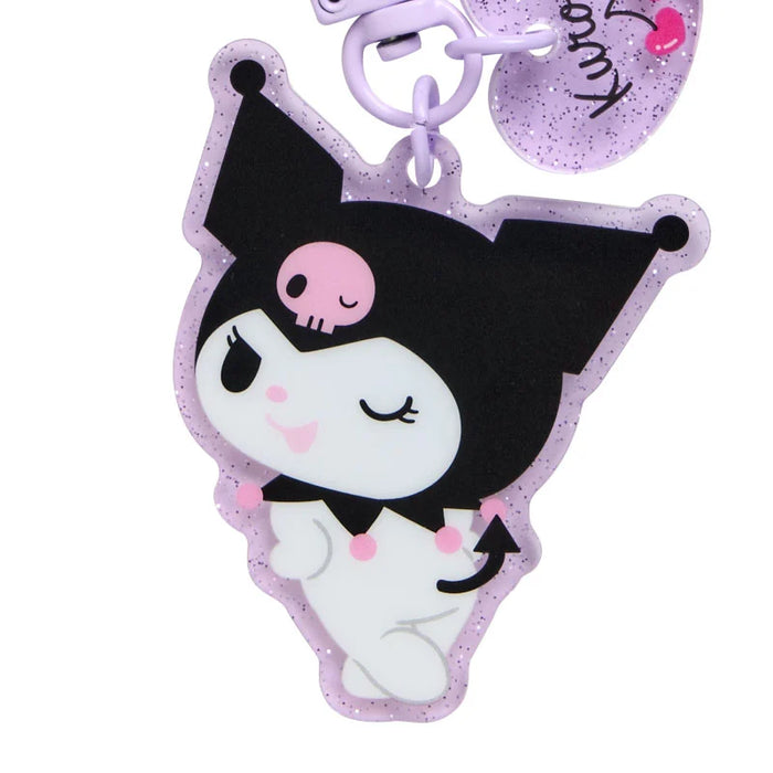 Japan Sanrio - Kuromi Key Ring Hanger with Mascot