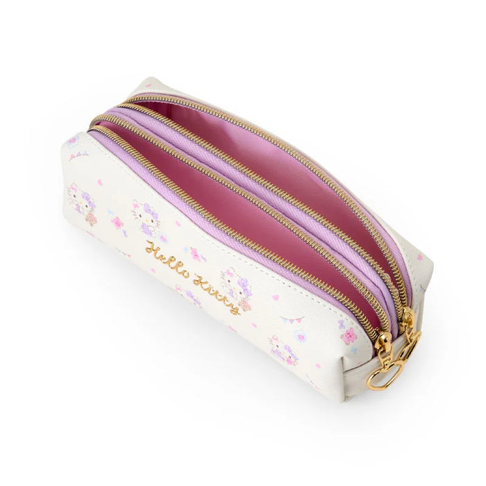 Japan Sanrio - Hello Kitty Double Zipper Pen Case