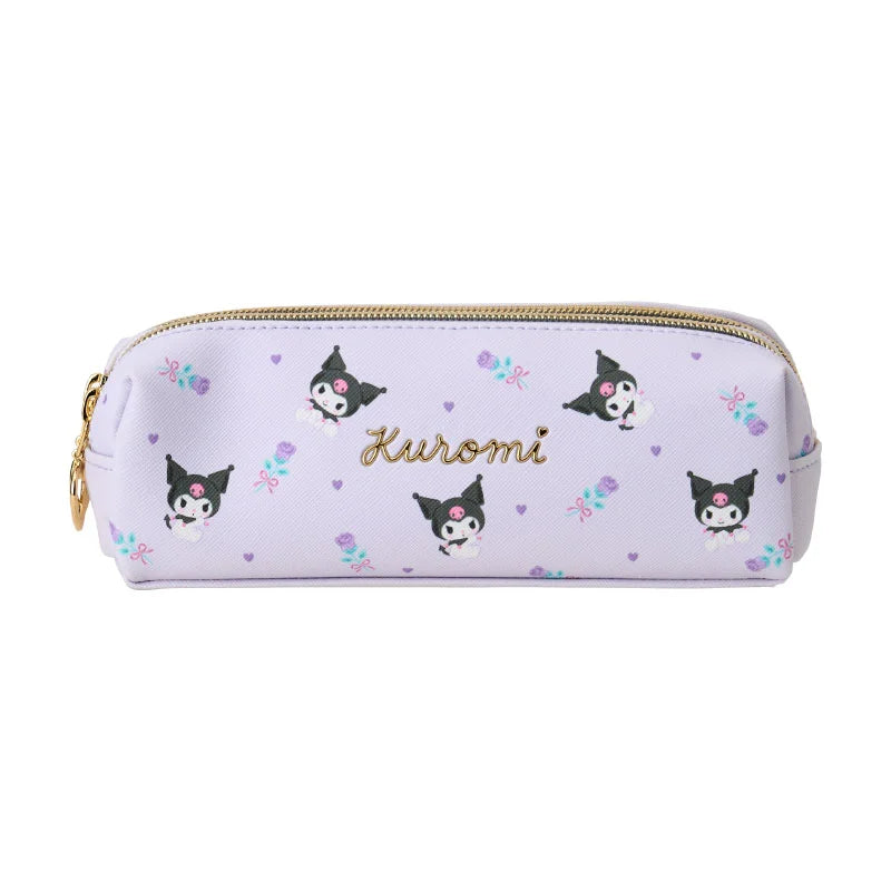 Japan Sanrio - Kuromi Double Zipper Pen Case