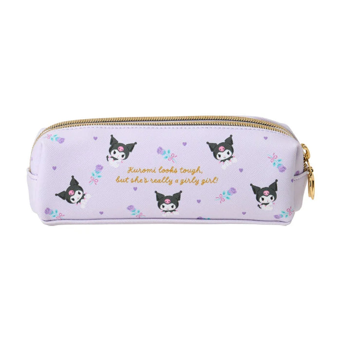 Japan Sanrio - Kuromi Double Zipper Pen Case