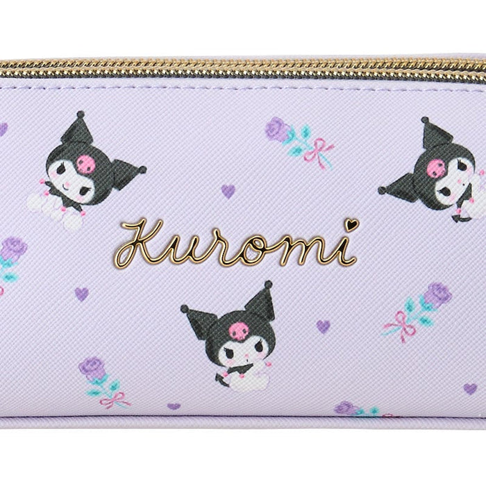 Japan Sanrio - Kuromi Double Zipper Pen Case