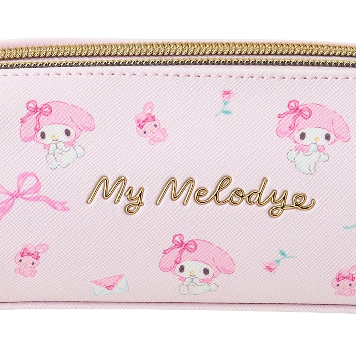 Japan Sanrio - My Melody Double Zipper Pen Case