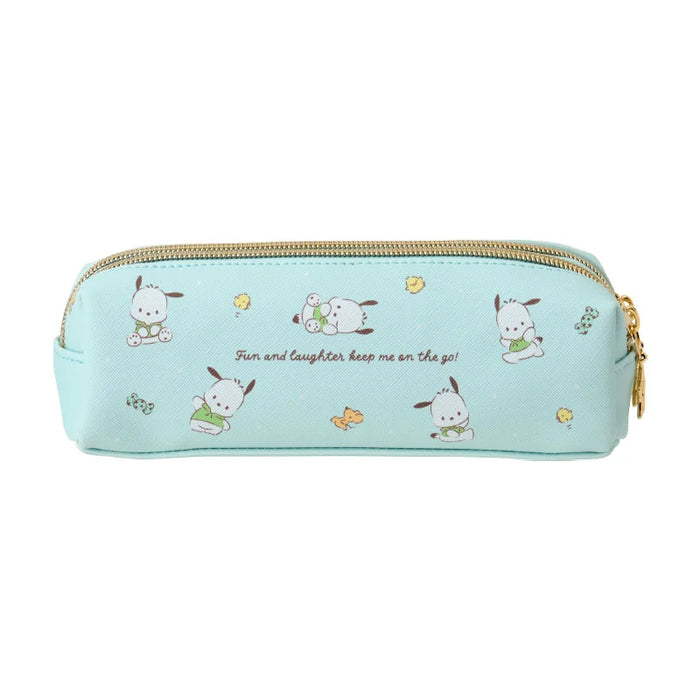 Japan Sanrio - Pochacco Double Zipper Pen Case