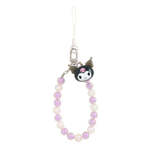 Japan Sanrio - Kuromi Beaded Hand Strap