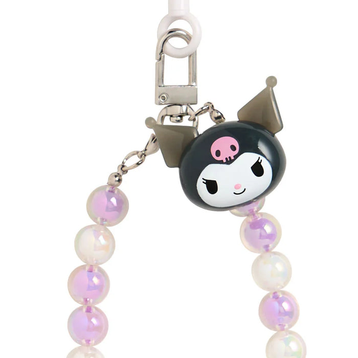 Japan Sanrio - Kuromi Beaded Hand Strap