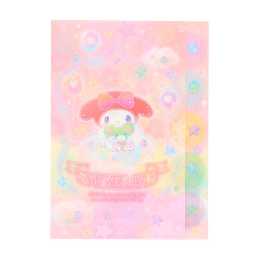 Japan Sanrio - My Melody A4 Clear File with 5 Pockets (Dreamy!)