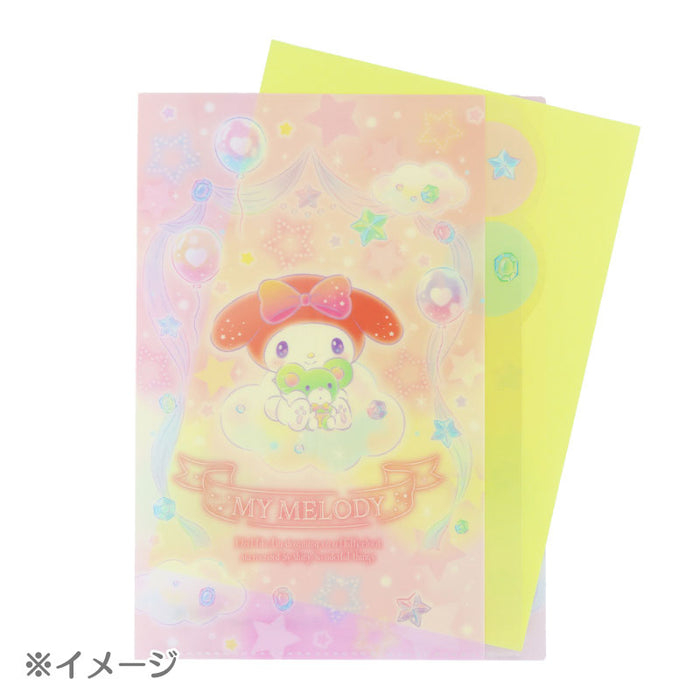 Japan Sanrio - My Melody A4 Clear File with 5 Pockets (Dreamy!)