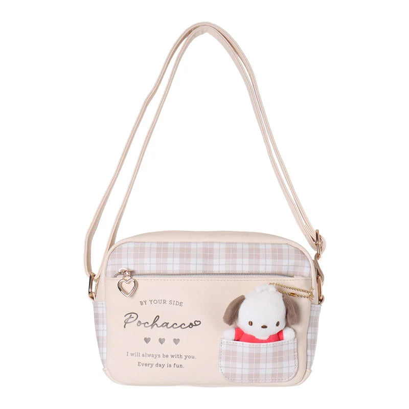 Japan Sanrio - Pochacco "Day" Shoulder Bag with Plush Toy
