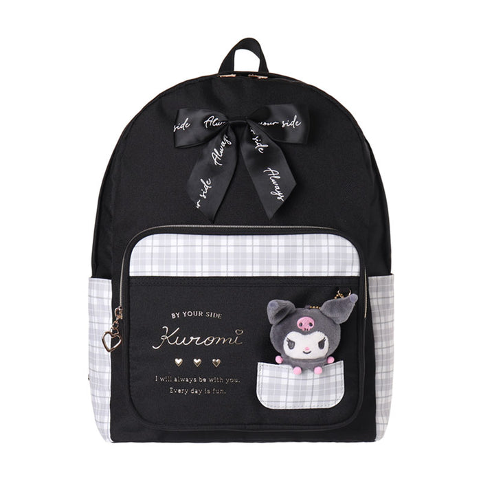 Japan Sanrio - Kuromi "Day" Backpack with Plush Toy