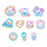 Japan Sanrio - Hanamaruobake Summer Stickers