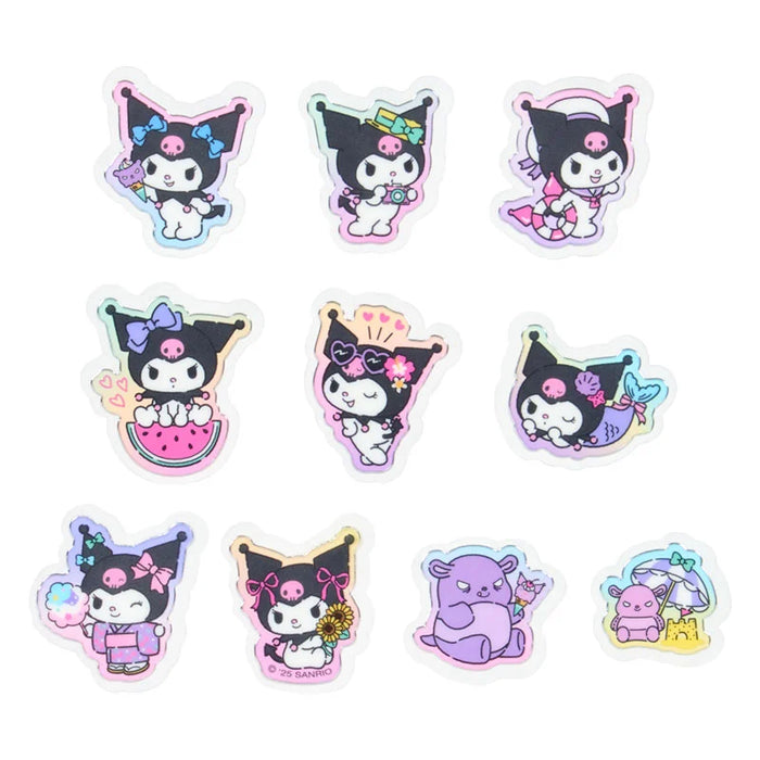Japan Sanrio - Kuromi Summer Stickers