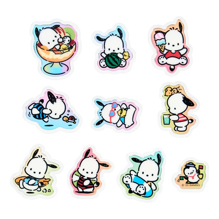 Japan Sanrio - Pochacco Summer Stickers