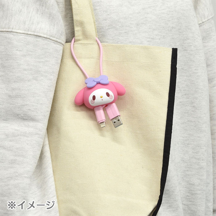 Japan Sanrio - My Melody Multi-Charging Cable with Mascot Cover