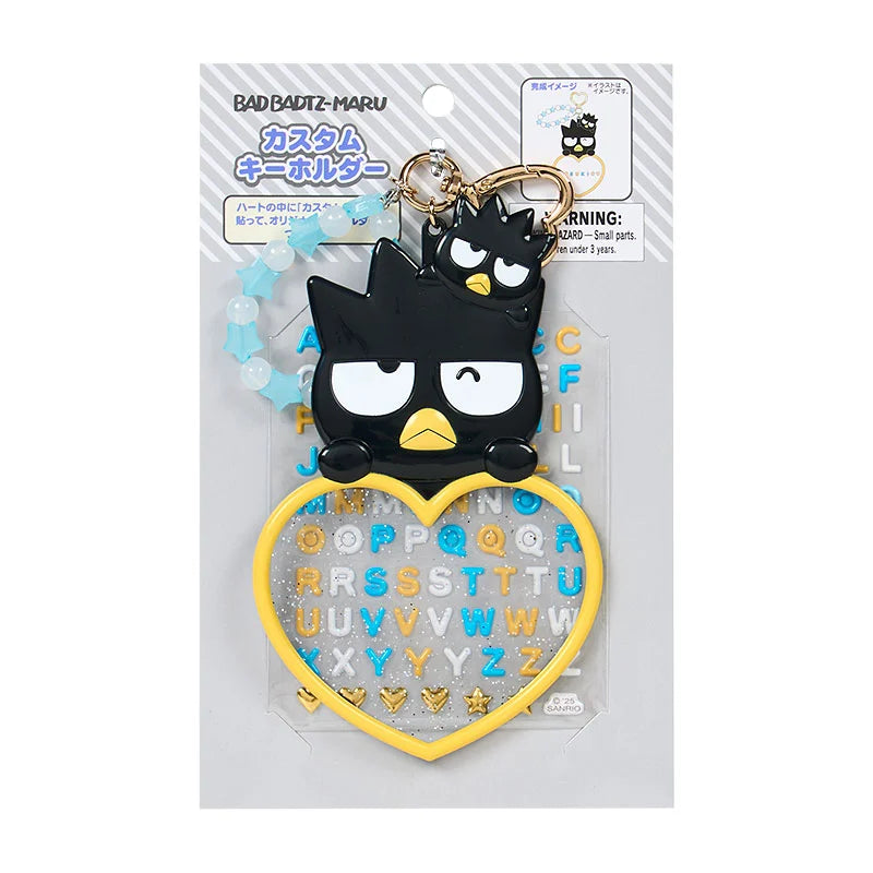 Japan Sanrio - Bad Badtz-Maru Custom Keychain (Character Grand Prize 2nd Edition I Love Me Series PART 1)